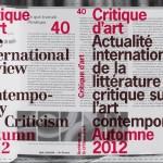 Appel à publication : Revue Critique d’art