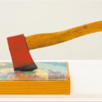 Horacio Zabala, Hacha, 1972-1998, crédits : Horacio Zabala et Henrique Faria Fine Art, New York. Collection Museo de Arte Moderno de Buenos Aires.