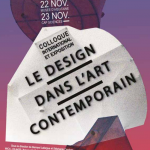 Colloque : « Le design dans l’art contemporain »