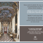 Présentation d’ouvrage : « Gênes au XVIIIe siècle, Le décor d’un palais »
