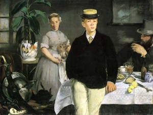Edouard Manet, Le déjeuner dans l'atelier, 1868, Munich