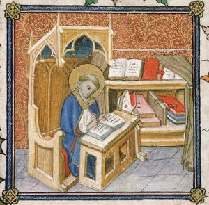 Saint Augustin, Livre de prières de Clément VII Avignon, vers 1378-1383