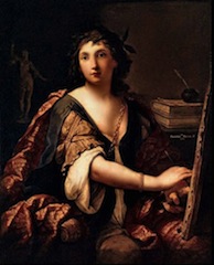 Elisabetta Sirani, Autoportrait, 1658, Moscou, musée Pouchkine