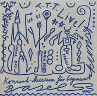 A. R. Penck, TTT-live, 1984, concert live à Bâle, pochette de disque