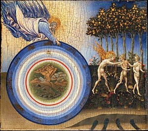 Giovanni di Paolo, La Création et l’Expulsion du Paradis (détail), 1445, New York, Metropolitan
