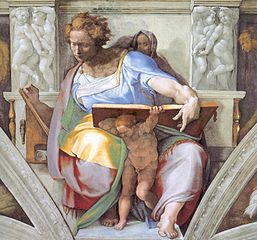 Michel-Ange, le prophète Daniel, 1508-1512, Vatican, Chapelle Sixtine