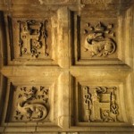 Emblèmes de François 1er, plafond à Caisson du château de Chambord
