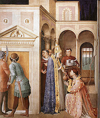 Fra Angelico, Saint Laurent reçoit les dons de l'Eglise, Vatican