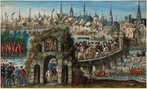 Entrée du toi Henri II à  Rouen en octobre 1550