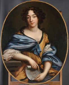 Elisabeth-Sophie Chéron, Autoportrait de l’artiste, XVIIe-XVIIIe siècle, huile sur toile, 88 x 73 cm, Paris, musée du Louvre