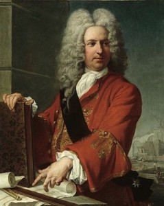 Anonyme, Portrait de l’architecte Jacques V Gabriel (1667-1742), Versailles