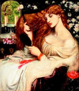 Dante Gabriel Rossetti, Lilith, 1866-1868, Delaware Art Museum