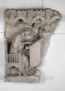 Saint Matthieu, Element-du-jubé-de-la-cathédrale-de-Chartres, Paris, XIIIe, Louvre