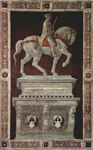 Paolo Uccello, Monument équestre de sir John Hawkwood, 1436, Florence, Cathédrale Santa Maria del Fiore