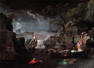 Poussin, L'Hiver ou le Deluge, Paris, Louvre, 1660-1664