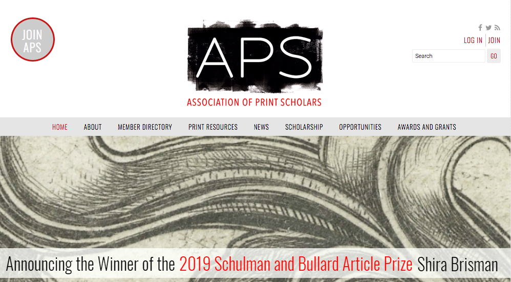 Association of Print Scholars Publication Grant « Le blog de l&rsquo;APAHAU