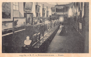 Le musée de Boulogne-sur-Mer (carte postale ancienne)